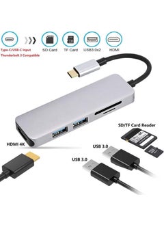 Type-C 5in1 4K HDMI 2xusb 3.0 SD TF Card Input Converter OTG Hub - pzsku/ZE0FA410CA16080796ADBZ/45/_/1725793830/d0846ec1-1e21-433e-9622-d4694c386afa