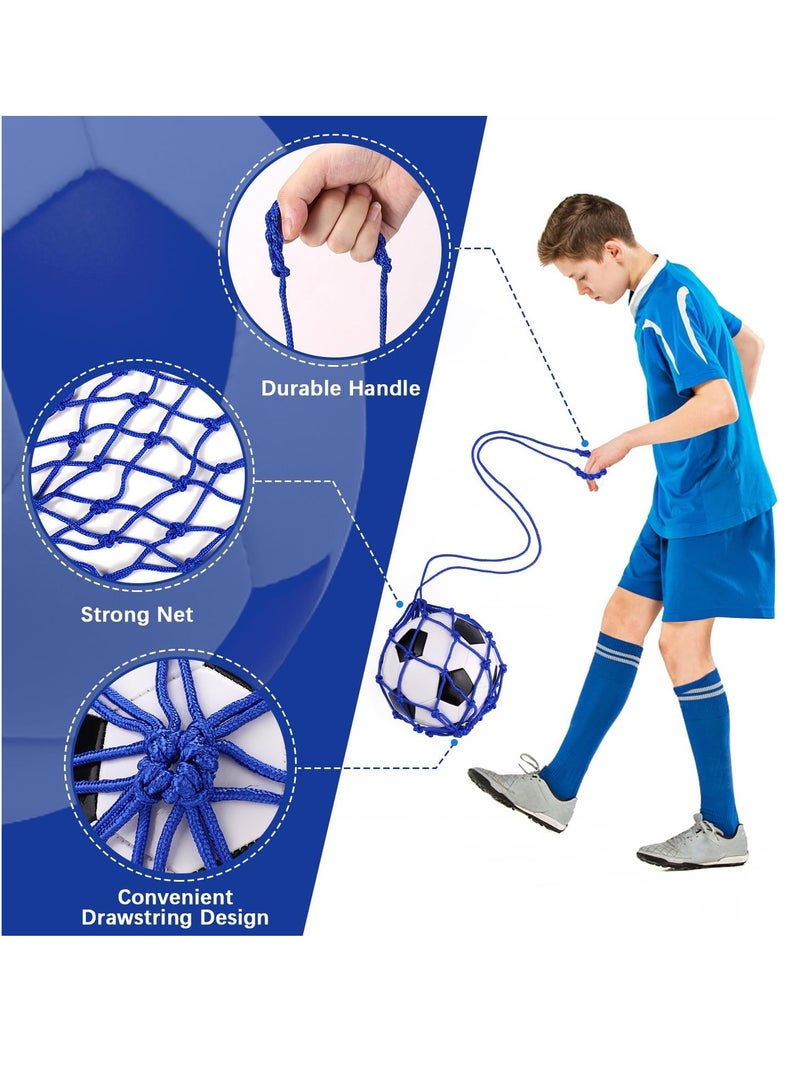 2 Pack Football Kick Trainer Soccer Ball Net Kicker, Fits Ball Size 3, 4, 5, Solo Soccer Kick Practice Training Aid for Youth Adults - Image 3