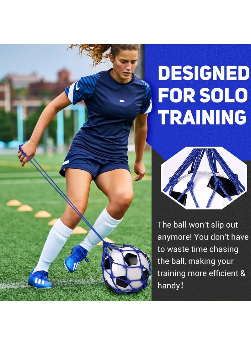 2 Pack Football Kick Trainer Soccer Ball Net Kicker, Fits Ball Size 3, 4, 5, Solo Soccer Kick Practice Training Aid for Youth Adults - Image 5