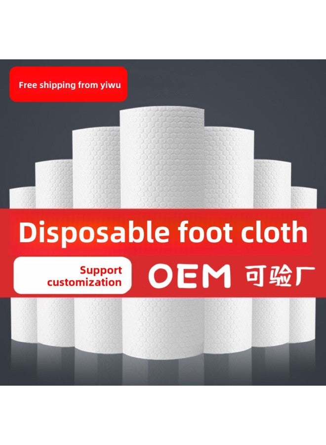 Disposable Foot Wipe Cloth Foot Bath Absorbent Foot Wipe Paper Towel For Lazy People Home Daily Use Hand Wipe Foot Wipe-Color:Printed Style-Specifications:20x20【100 Pieces】 - Image 2