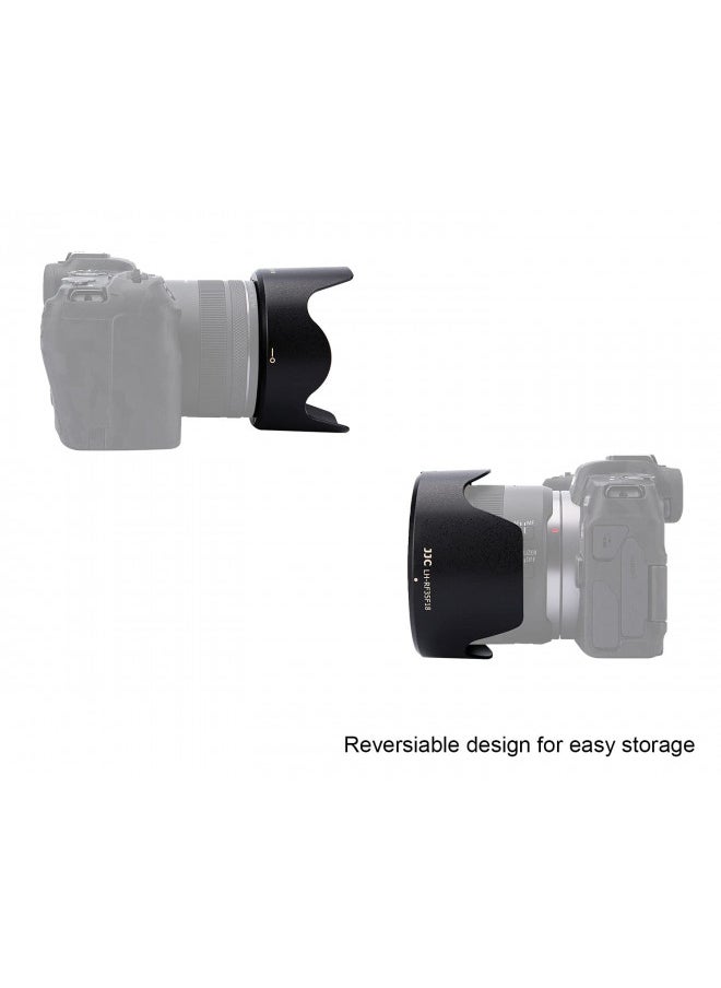 JJC - RF 35mm Tulip Flower Lens Hood Shade Fit for Canon RF 35mm F1.8 Macro is STM Lens Replaces Canon EW-52 Hood on Canon EOS R6 R5 RP R Cameras - Image 1