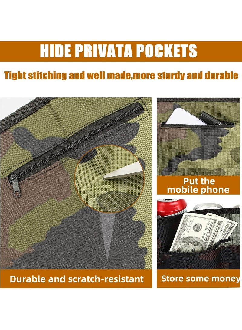 SYOSI 6 Hole Drinks Belt Holder for Men and Women, Adjustable Beverage Can Carrier for Outdoor Activities, Perfect for Camping, Hiking, Picnics, Parties - Image 3