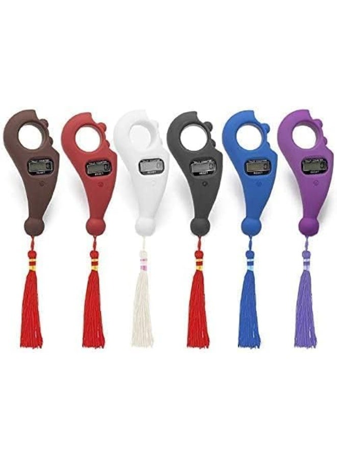 Digital Finger Tally Counter with LCD Display – Multi-Color, Reset Function, Ideal for Prayer & Sports - Image 1