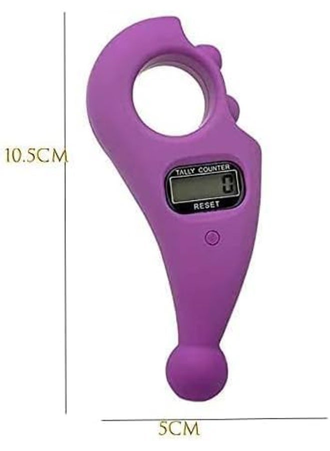 Digital Finger Tally Counter with LCD Display – Multi-Color, Reset Function, Ideal for Prayer & Sports - Image 3