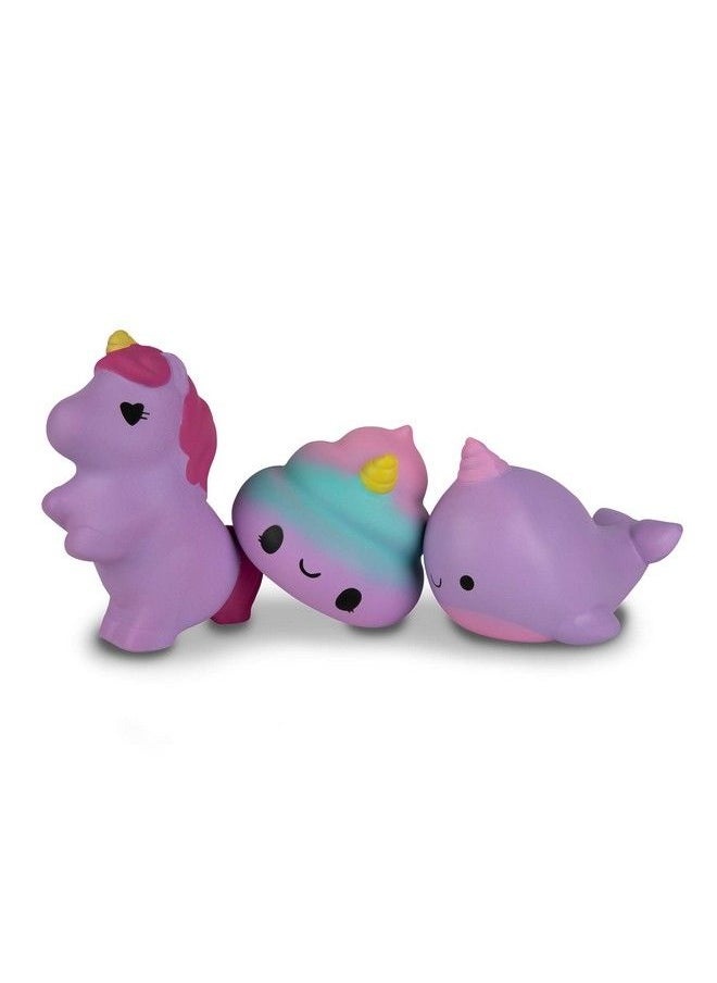 ORB - Soft'N Slo Squishies Fantasy Box Cute Fidget & Sensory Toys 3 Pieces (Pack Of 1) - Image 1