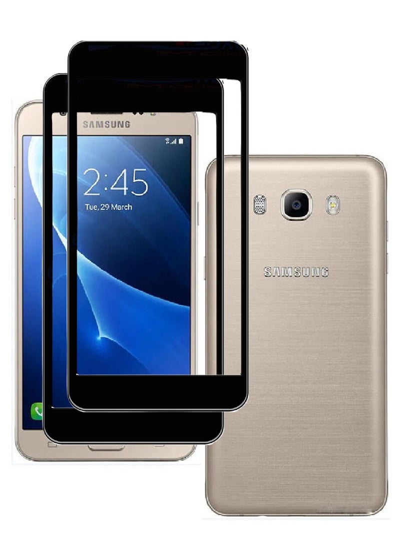 AINA 2 Pieces Tempered Glass Screen Protector 5D Designed For Samsung Galaxy J7 Full Glue Edge to Edge Full Screen Coverage And Bubble Free - Image 1