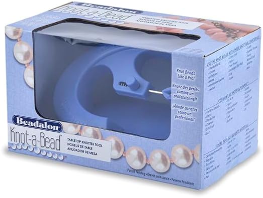 Beadalon KnotABead Tabletop Knotter Tool Blue - Image 2
