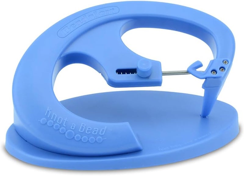 Beadalon KnotABead Tabletop Knotter Tool Blue - Image 1