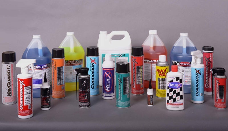 CorrosionX Corrosion Technologies 91002 (بخاخ زناد 16 أونصة سائلة) â€" زيت تشحيم متعدد الأغراض، مخترق، صدأ ووقائي من التآكل | القوة الصناعية | الدرجة البحرية | ينظف، يزيح، يحمي - Image 4