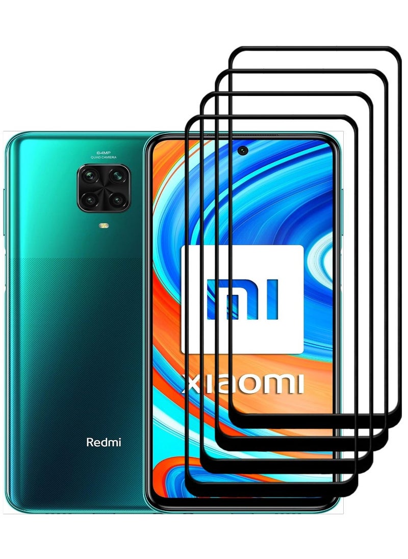 ACLIX 4 Pieces Antistatic ESD Dustproof Premium Quality High Definition Tempered Glass Screen Protector Designed For Xiaomi Redmi Note 9 Pro - Image 1