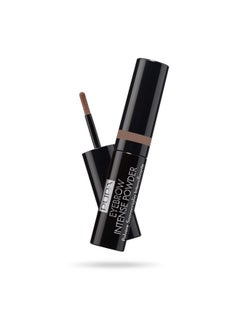 PUPA Pupa Milano Eyebrow Intense Powder - Instant Tinting Brow Definer Powder - Buildable, Soft, Smudge Proof Texture - Gives Thin, Sparse Brows Natural Color and Shape - 002 Brown - 0.035 oz  - Image 1