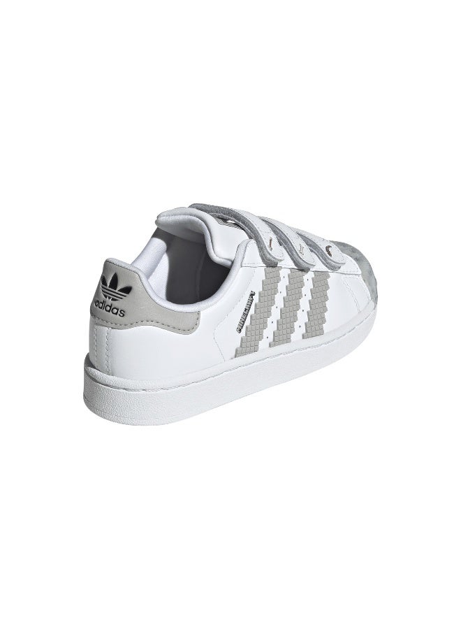 Adidas Adidas Superstar Ii Cf C U White Originals Shoes For Kids