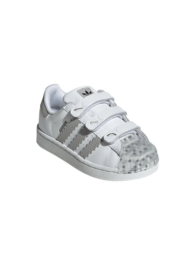 Adidas Adidas SUPERSTAR II CF C White CASUAL 0 FOR KIDS BOYS AND GIRLS 2.5