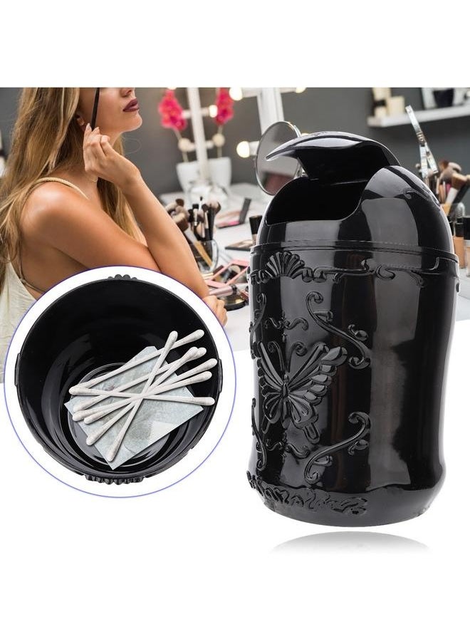 NIBEMINENT - Makeup Storage Box Tiny Countertop Trash Can Desktops Garbage Can Waste Trash Can - Image 1
