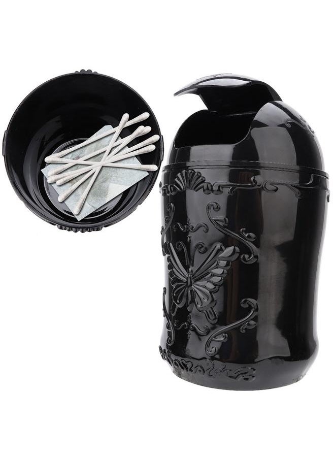 NIBEMINENT - Makeup Storage Box Tiny Countertop Trash Can Desktops Garbage Can Waste Trash Can - Image 1