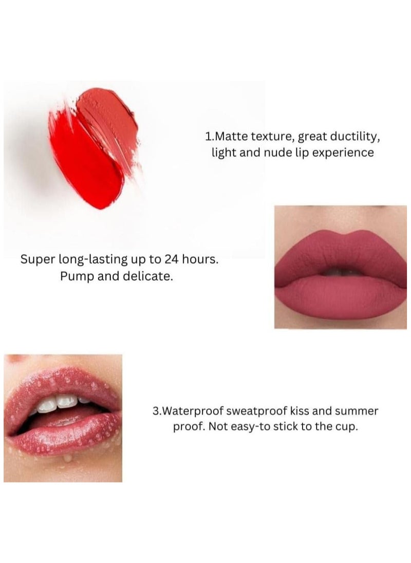 AMYTIS GARDEN SUPER STAY LIPSTICK - RICH, LONG-LASTING COLOR WITH FILLER AND BOTOX EFFECT Peach  - Image 3