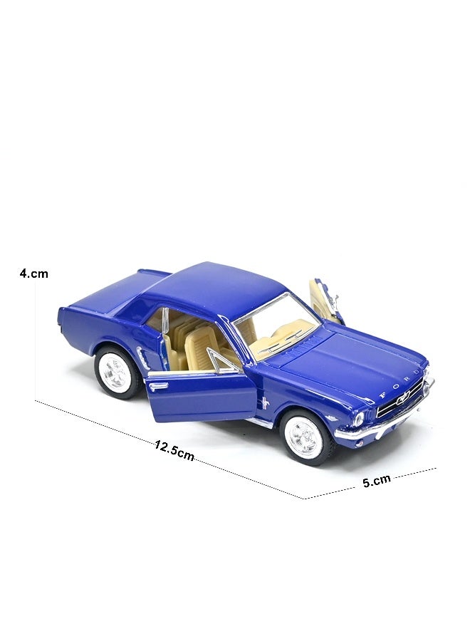Kinsmart 1:38 Scale Door Openable Pull Back Action 1964½ Ford Mustang Diecast Metal Alloy Toy Car - Image 3