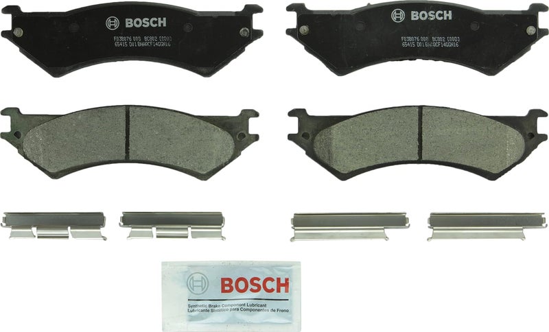 BOSCH BC802 QuietCast Premium Ceramic Disc Brake Pad Set - Compatible With Select Ford E-250, E-350; REAR - Image 2