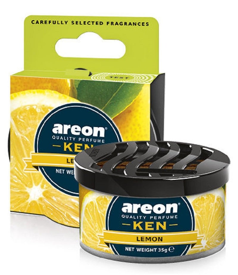 AREON Ken Lemon Car Air Freshener(30G), Bar - Image 1