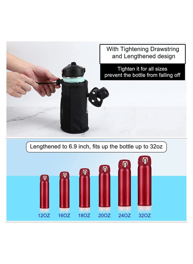 SYOSI Universal Cup Holder with Phone Holder,Insulated Cooler Cup Holder for Stroller, Bike, Motorcycle,Wheelchair, Walker, ATV, Scooter, Marine Boat,Golf Cart,Black - Image 4