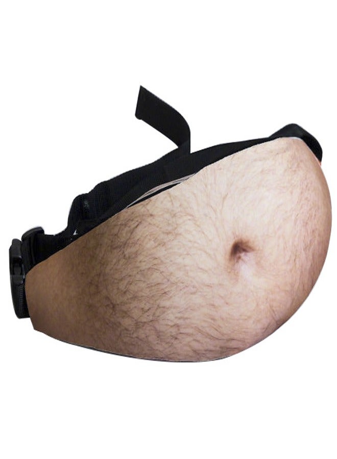 RATSAW Beer Belly Fanny Pack Gag Gift Hairy Belly Bag Hilarious Stocking Stuffers Funny Gag Gifts for Men Coworkers Friends Dad Grandpa Grandma Women for Parties 1Pack  - Image 1