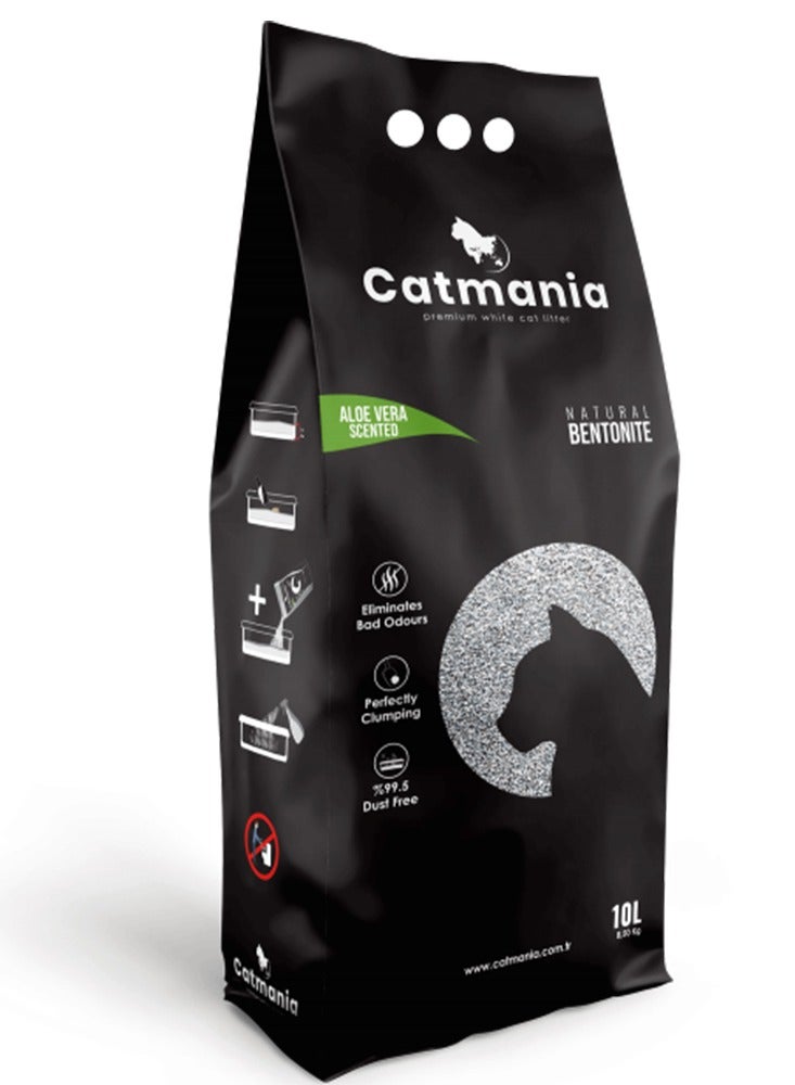 Catmania CATMANIA Clumping Cat Litter ALOE VERA Scent 10 Liter