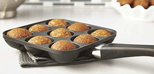Scanpan Classic Nonstick Puff Dumpling Pan (Aebleskiver) – Compatible with Gas and Electric Stovetops, Metal Utensil Safe, Oven Safe to 500°F, Dishwasher Safe - Image 2