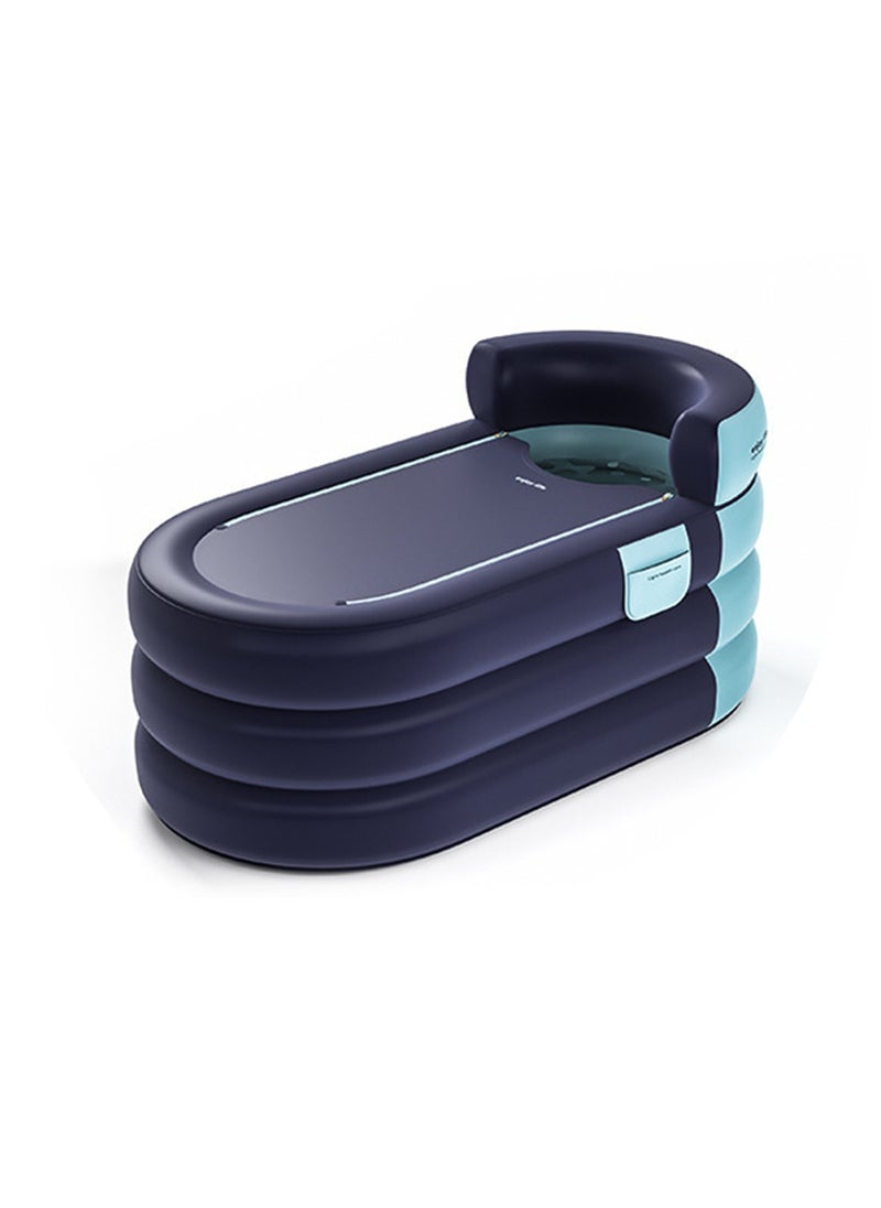 Sharpdo Household Foldable Inflatable Bathtub with Air Pump 140*84*65CM - Image 1