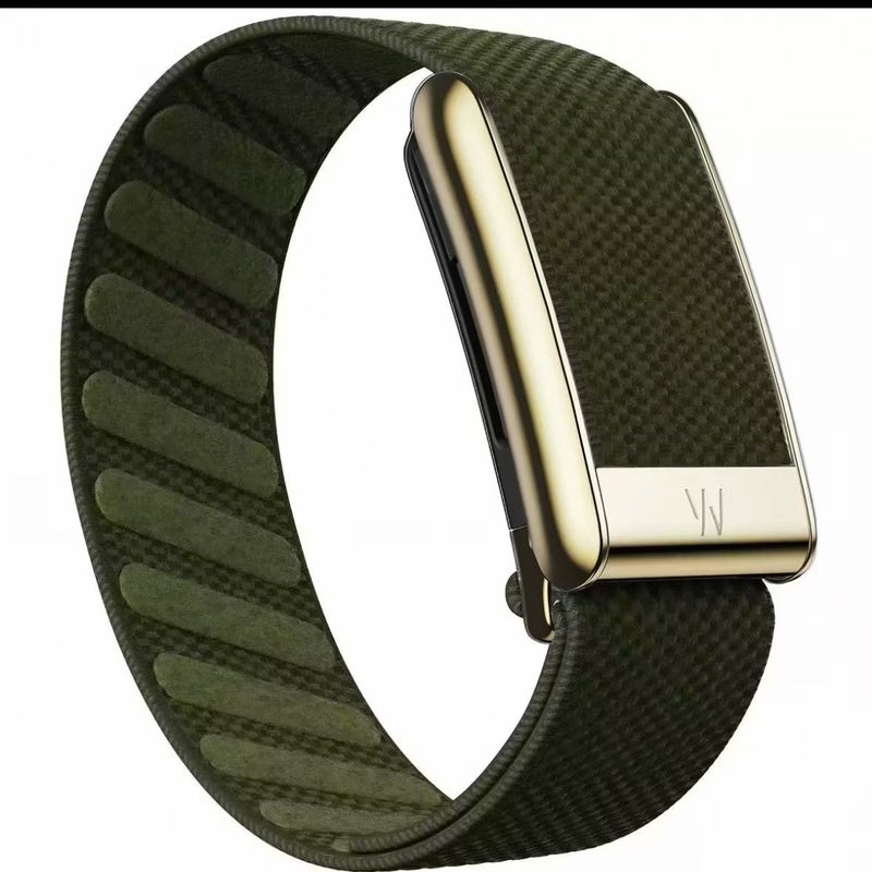 WHOOP Compatible with Whoop 5.0 Band Nylon Woven Stretchy Whoop MG Sports Replacement Strap with Metal Frame - Image 1