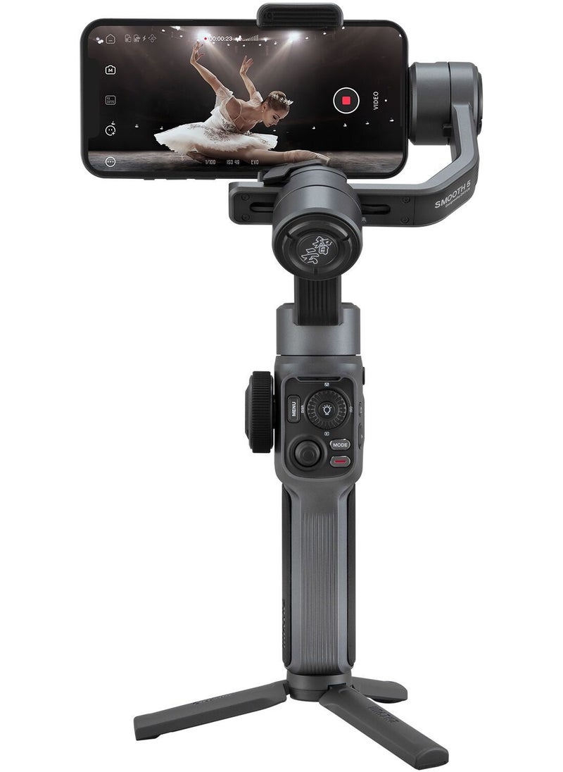 Zhiyun - Zhiyun-Tech Smooth-5 Smartphone Gimbal Combo Kit - Image 1