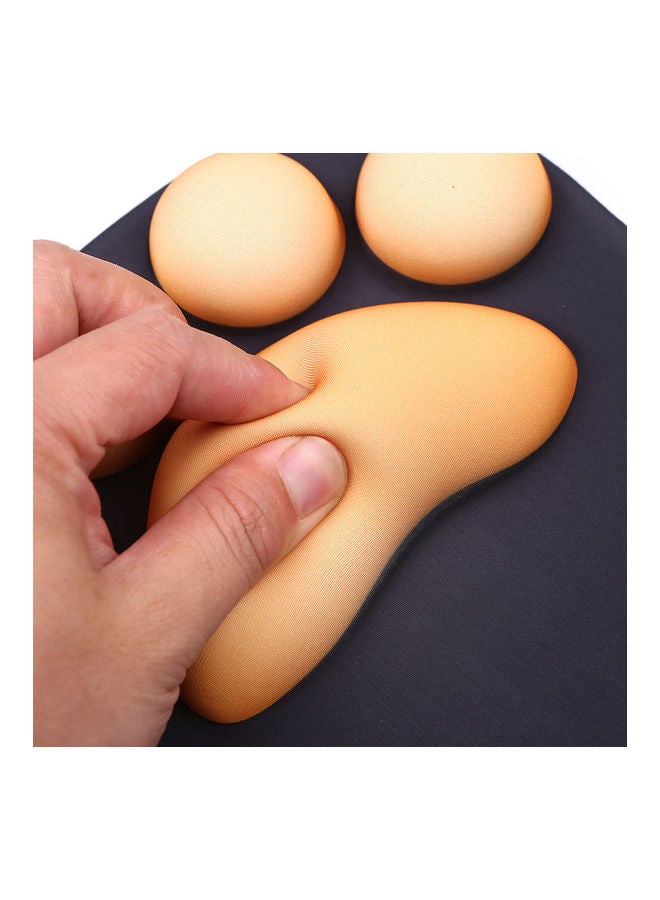 نيبمينينت لوحة ماوس من السيليكون بتصميم مخلب قطة لطيفة لون أسود - Image 3