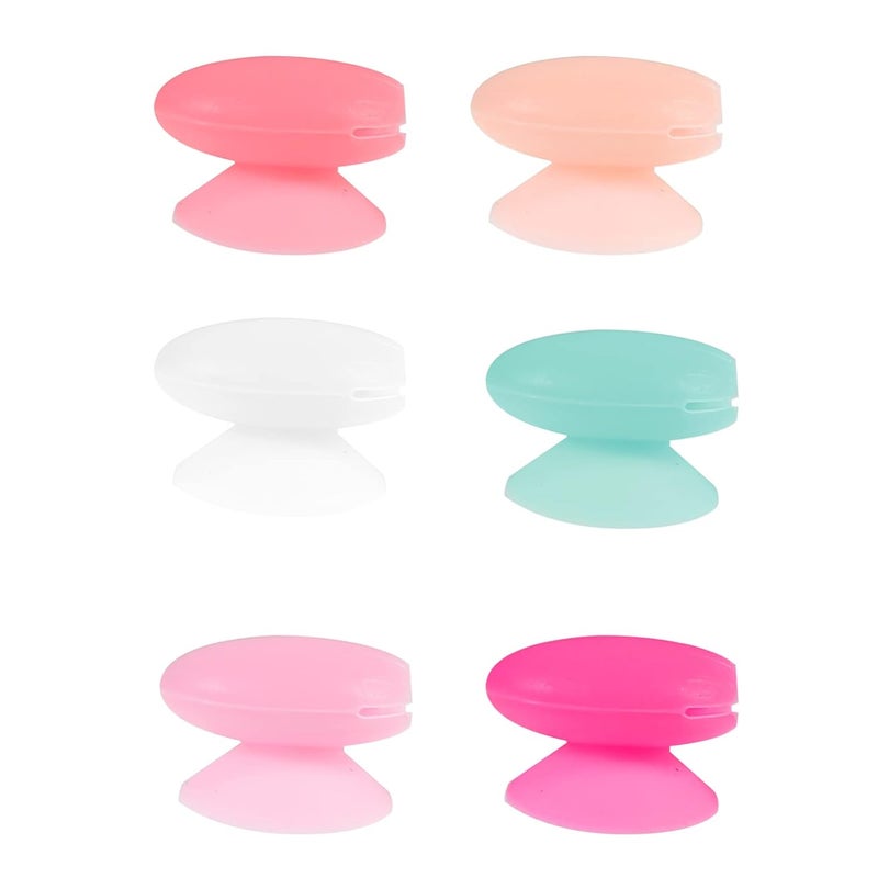 6Pcs Makeup Brush Covers, Brush Sleeve Silicone Makeup Brush Cover Cosmetic Reusable Lip Protector Cover Travel