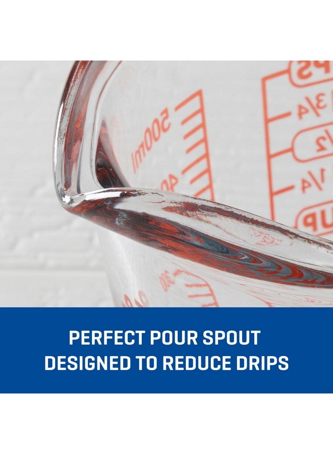 Anchor Hocking Glass Measuring Cups, 4 Piece Set (5 Ounce, 1 Cup, 2 Cup, 4 Cup liquid measuring cups) - Image 3