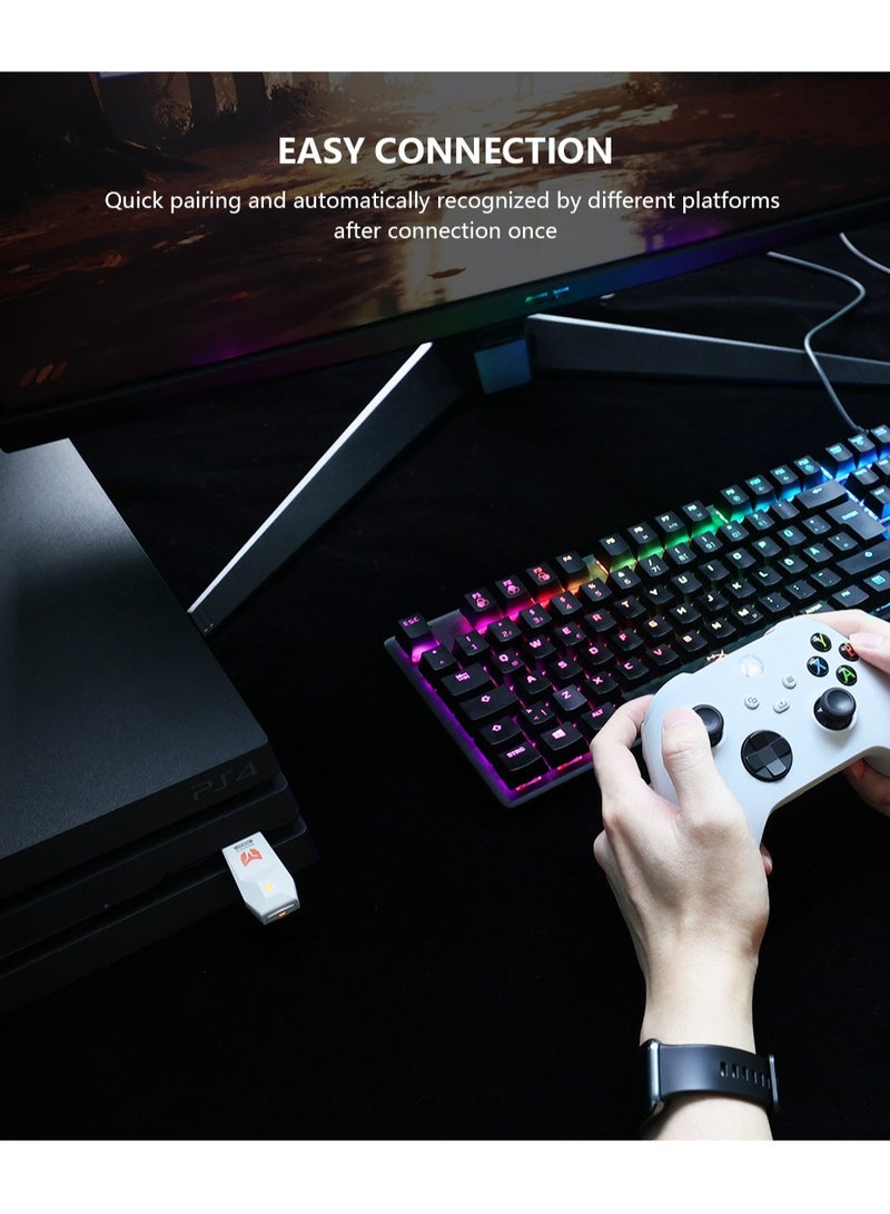 بيج بيج وين Wireless Controller Adapter for Xbox Series X|S Controller/Xbox One X|S Controller/Elite Series 2/PS5/PS4/Switch Controller Playing on PS4/Switch/Windows 1110 PC - Image 5