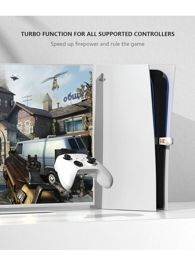 بيج بيج وين Wireless Controller Adapter for Xbox Series X|S Controller/Xbox One X|S Controller/Elite Series 2/PS5/PS4/Switch Controller Playing on PS4/Switch/Windows 1110 PC - Image 4
