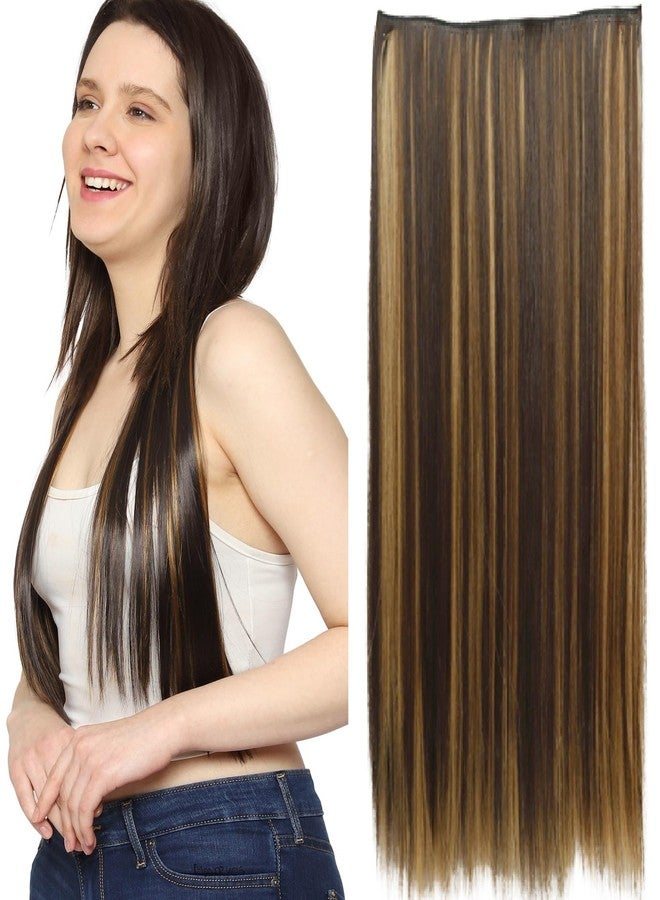MoonEyes straight Highlighter Hair Extension for women and girls in 24 inch Length - Image 2