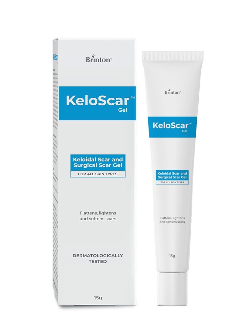 بريتون جل كيلوسكار، جل لعلاج الندبات الجراحية لجميع أنواع البشرة، يُخفف الندبات ويُنعمها، مُختبر من قِبل أطباء الجلدية، يحمي البشرة ويحافظ على رطوبتها ويحفز تجديدها، 15 جم - Image 1