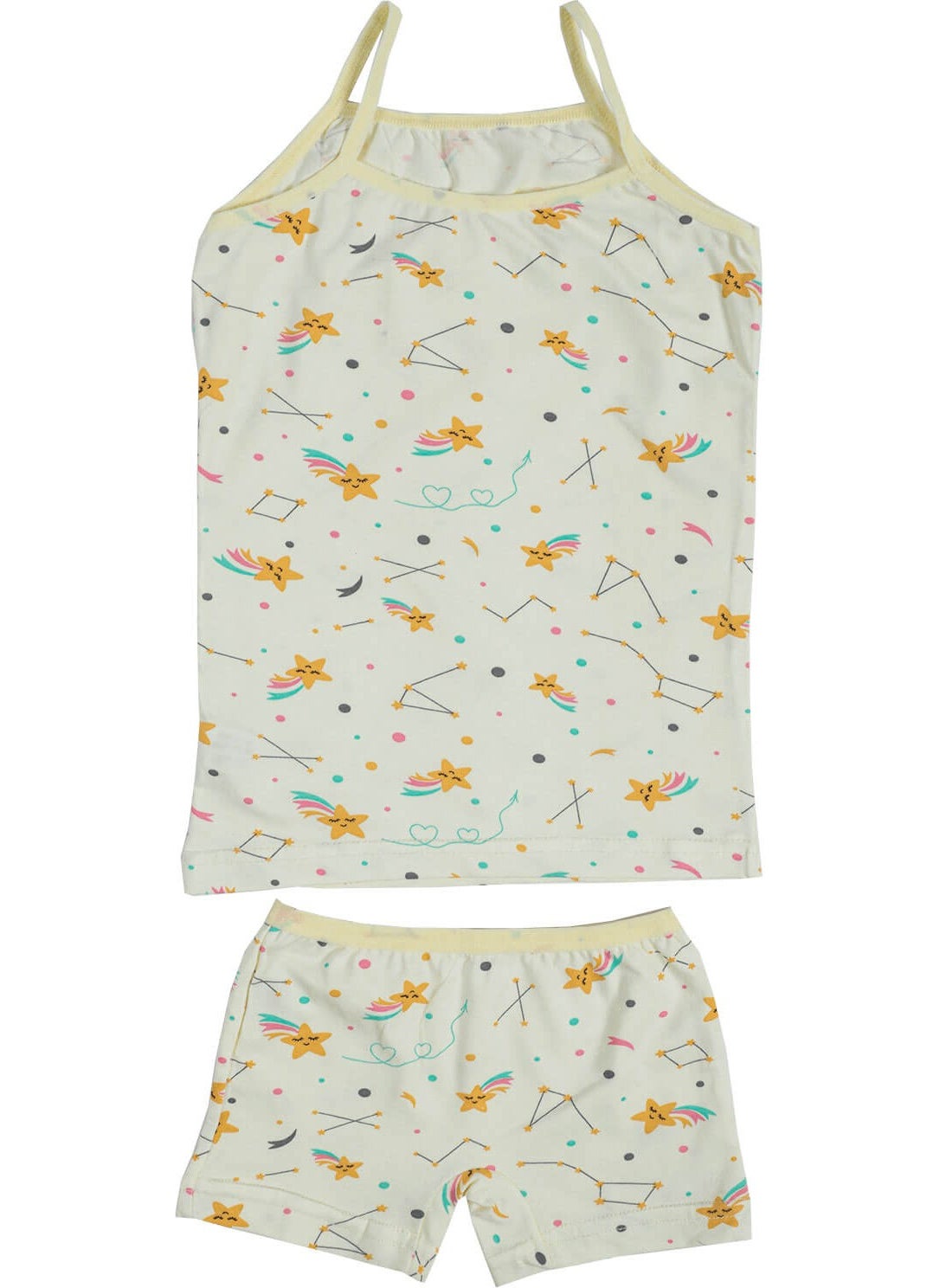 Hepsine Rakip Rival to All Girl's Rope Strap Patterned Undershirt Boxer Suit Cotton Soft  - Image 1