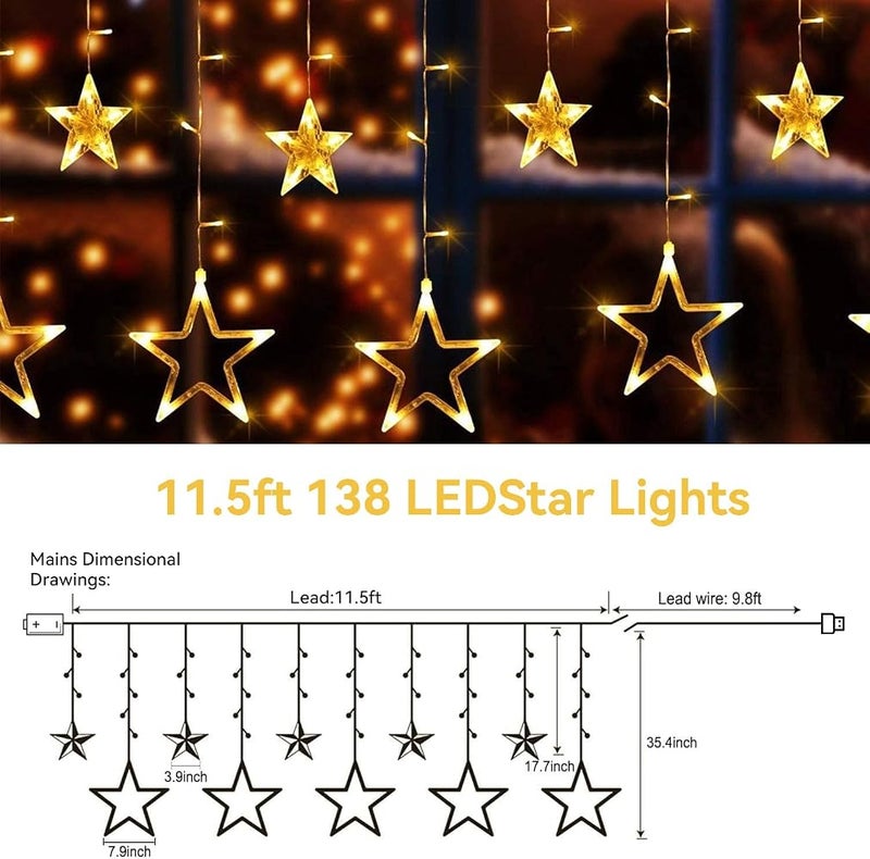 Proxima Direct Fairy Lights 3.5m 138 LED 12 Stars - Image 3