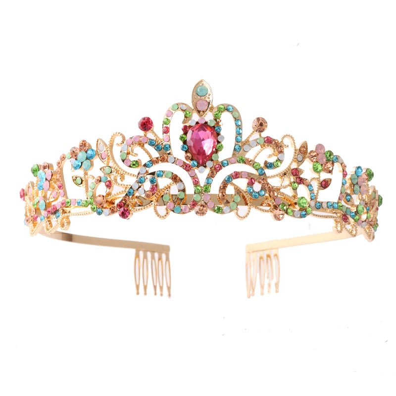 Papoopy Tiara and Crown for Women, Hair Accessories for Wedding Party Costume - Image 1