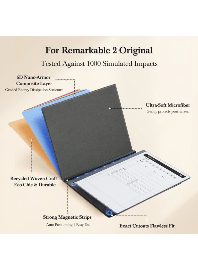 Ayotu Book Folio Design with Built-in Magnet Smart Cover for Remarkable 2 Paper Tablet 10.3in 2020 Released - Image 2