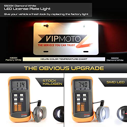 VIPMOTOZ مجموعة مصابيح ترخيص LED كاملة من VIPMOTOZ باتريوت ريد ستار بديل مزدوج لشاحنة فورد F150 F250 F350 سوبر ديوتي رينجر إكسبلورر برونكو إكسبيديشن - Image 3
