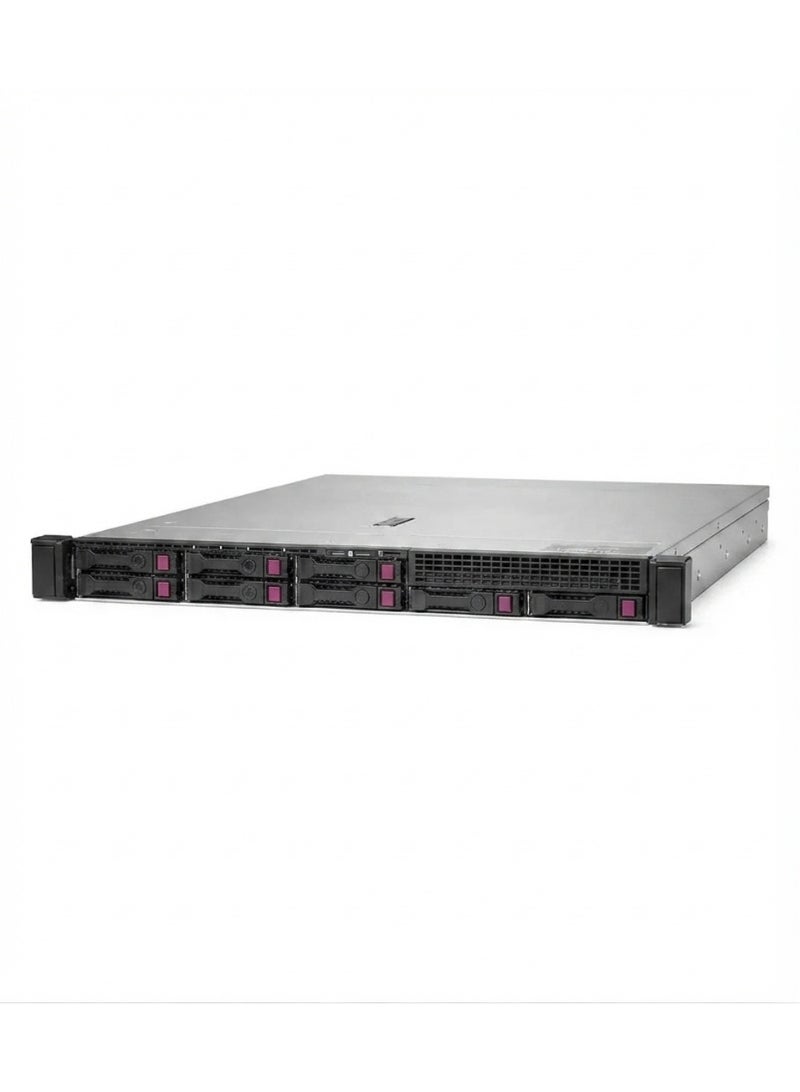سيرفر Rack بـ8 Bay مقاس 2.5 بوصة SFF، بمعالجين Intel Xeon Gold 6152، وذاكرة 32GB DDR4 ECC، وتخزين 3x300GB SAS 10K Enterprise، ووحدة تحكم RAID Smart Array P408i، وشبكة 4 منافذ 1Gb Ethernet، ومصدرَي طاقة، وضمان سنة واحدة