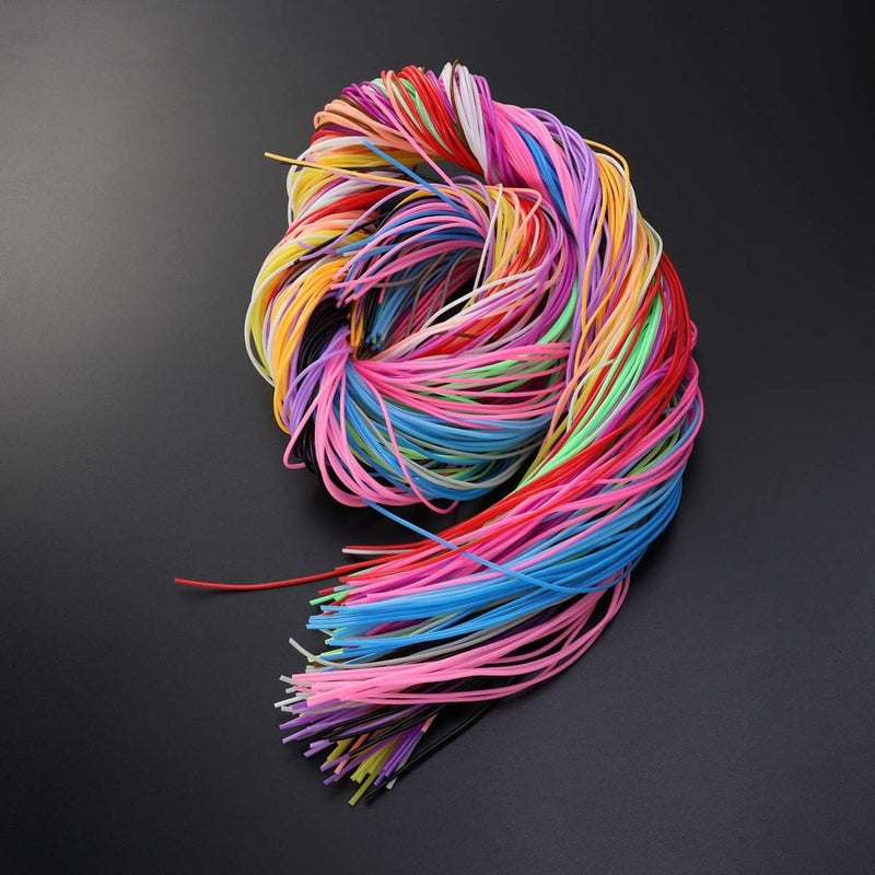 comfrt Lacing Cord Scoubidou String Craft Gimp String for Friendship Bracelets Jewelry Making DIY Craft 0 Colors 200pcs - Image 2