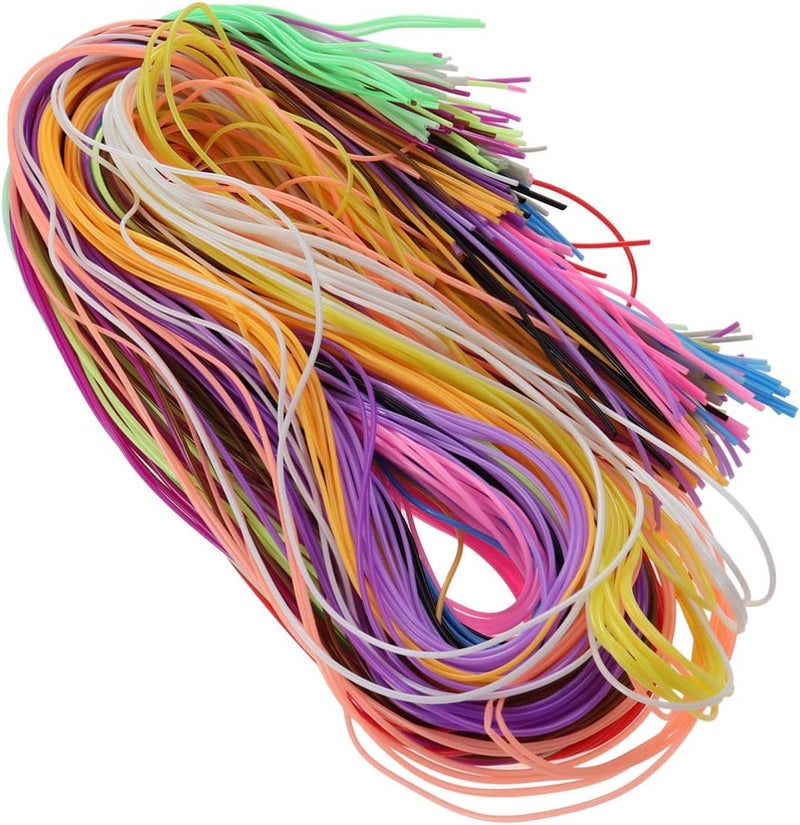 comfrt Lacing Cord Scoubidou String Craft Gimp String for Friendship Bracelets Jewelry Making DIY Craft 0 Colors 200pcs - Image 1