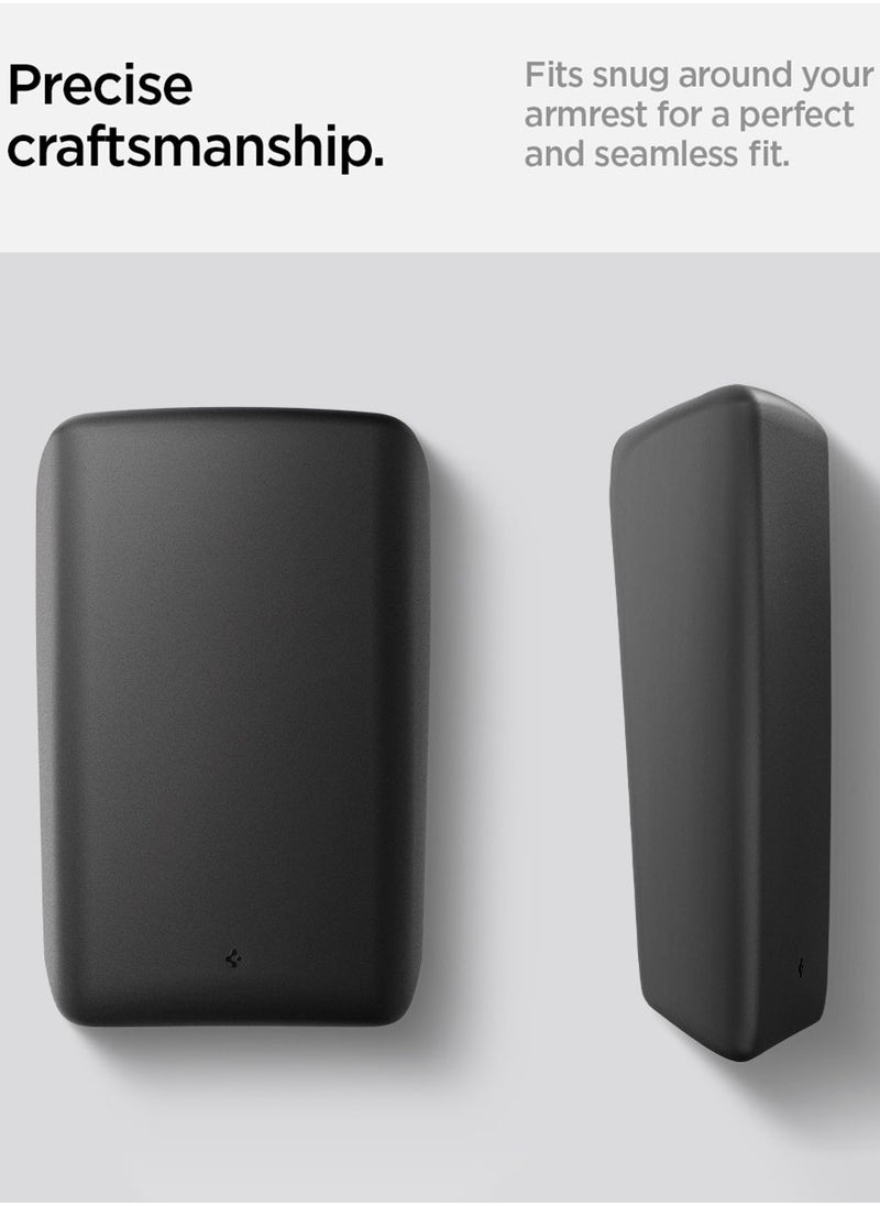 Spigen - Armrest Cushion Cover for Tesla Model 3 (2024) Highland Center Console with EZ Snap On Install - Black - Image 1