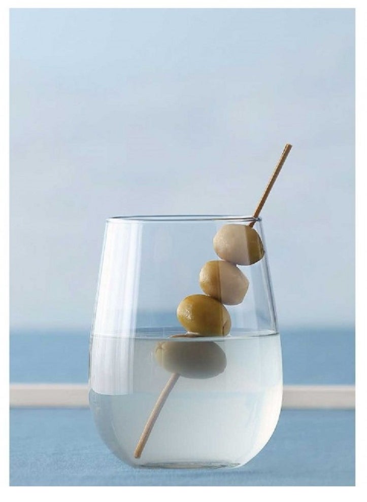 LAV 6 Pieces Gaia Tumbler Set 475 Ml - Clear  - Image 4
