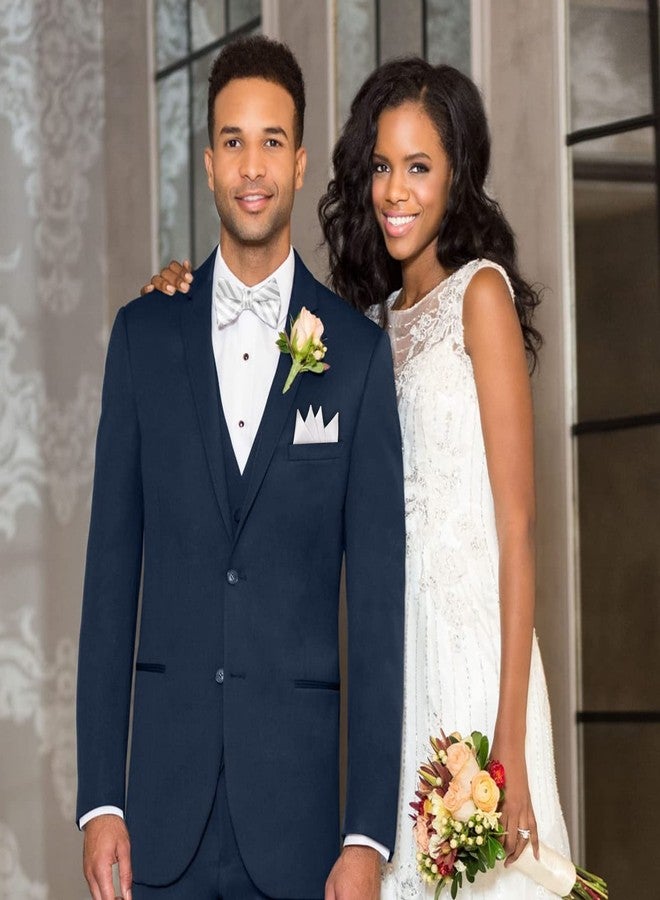 إيشابراي مجموعة إيشابري من 9 قطع من مناديل الجيب الرجالية المطوية مسبقًا، مصنوعة من البوليستر، على ورق مقوى. - Image 4