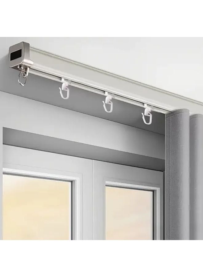 10pcs White Plastic Curtain Track Rollers Smooth Gliding Hooks Durable PVC Material Easy Installation - Image 5