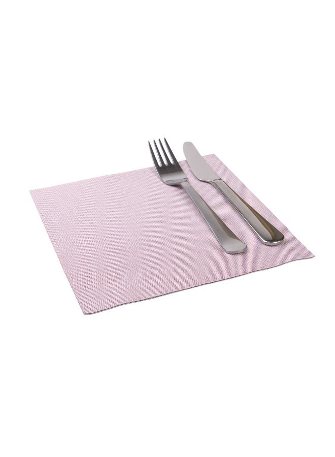 Restaurantware Luxenap 15.75 Inch Napkins, 600 Soft Linen Like Napkins - Absorbent, Air Laid, Bordeaux/Pink Denim Inspired Paper Cloth Like Napkins, Pre-folded, For Dinner Party Guests - Image 2
